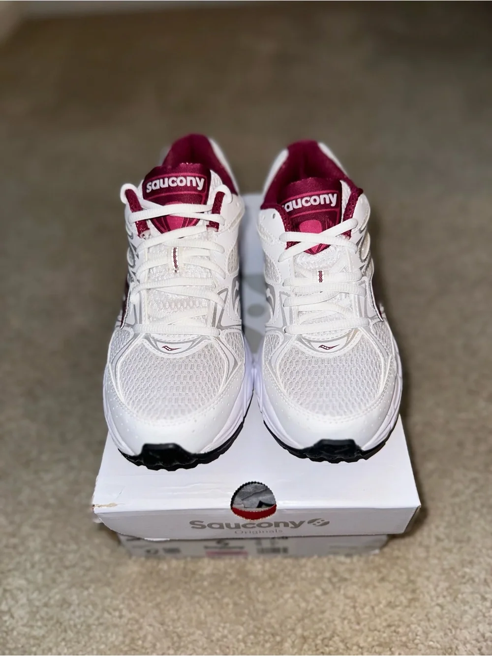 Saucony Ride Millennium “White/Beet”